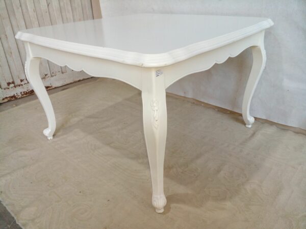 MESA DE COMEDOR ESTILO FRANCES PROVENZAL PATINADA SHABY CHIC. COD: 95801 - Image 5