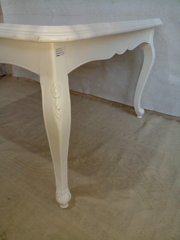 MESA DE COMEDOR ESTILO FRANCES PROVENZAL PATINADA SHABY CHIC. COD: 95801 - Image 6
