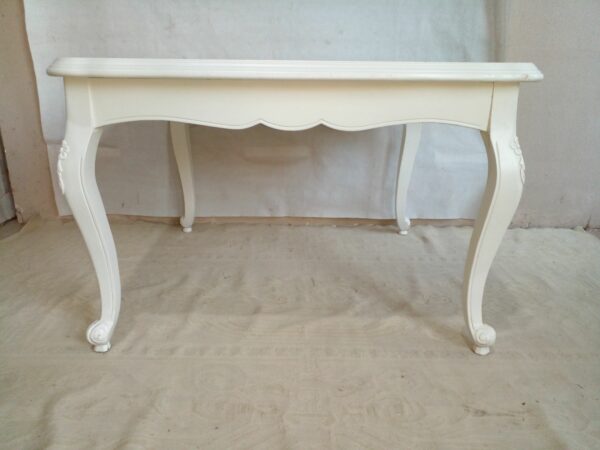 MESA DE COMEDOR ESTILO FRANCES PROVENZAL PATINADA SHABY CHIC. COD: 95801 - Image 7