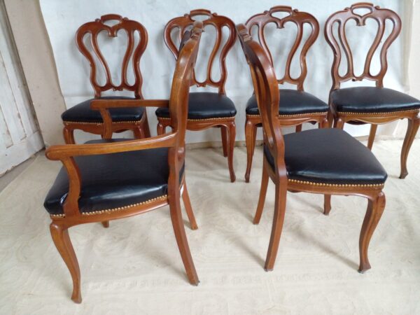 JUEGO DE COMEDOR ESTILO INGLES VICTORIANO CON SILLONES DE CABECERA. COD: 93103 - Image 23