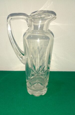 JARRA ANTIGUA DE CRISTAL TALLADO. COD: 85601