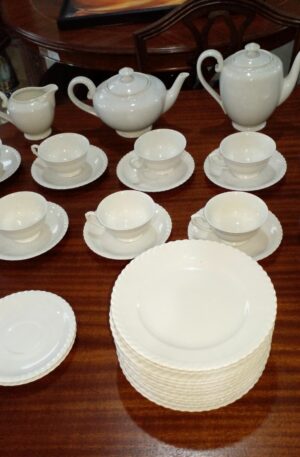 JUEGO DE TE `PORCELANA ALEMANA SELLADA KRAUTHEIM SELB BAVARIA. COD: 95606