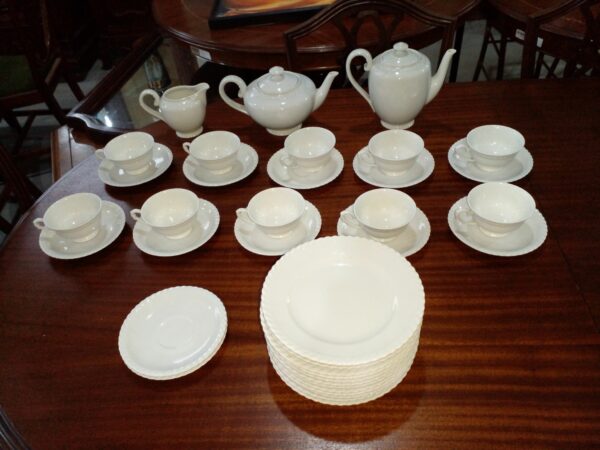 JUEGO DE TE `PORCELANA ALEMANA SELLADA KRAUTHEIM SELB BAVARIA. COD: 95606
