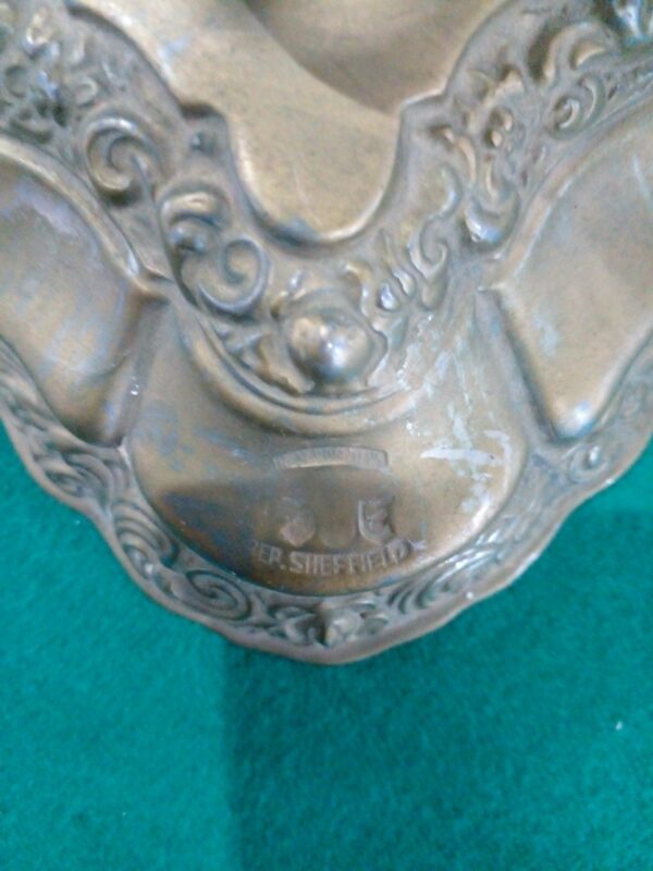 PAR DE CANDELABROS METAL PLATEADO SELLADOS REP. SHEFFIELD . COD: 95501 - Image 11