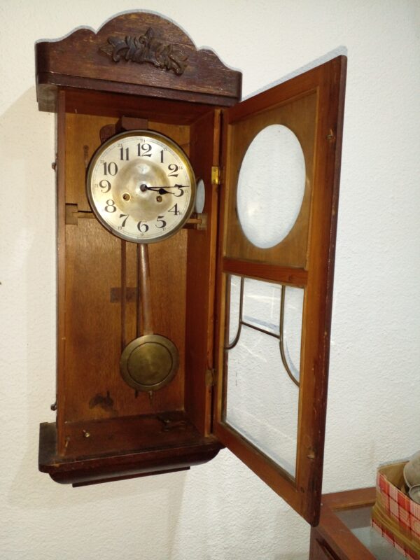 RELOJ DE PARED ANTIGUO MADE IN GERMANY SUENA COMO CARRILLON. COD: 92001 - Image 6
