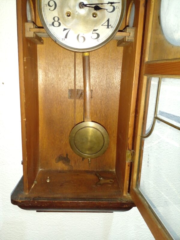 RELOJ DE PARED ANTIGUO MADE IN GERMANY SUENA COMO CARRILLON. COD: 92001 - Image 7