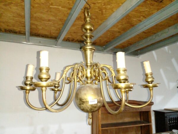 IMPORTANTE ARAÑA ESTILO HOLANDES 7 LUCES. COD: 95607 - Image 3