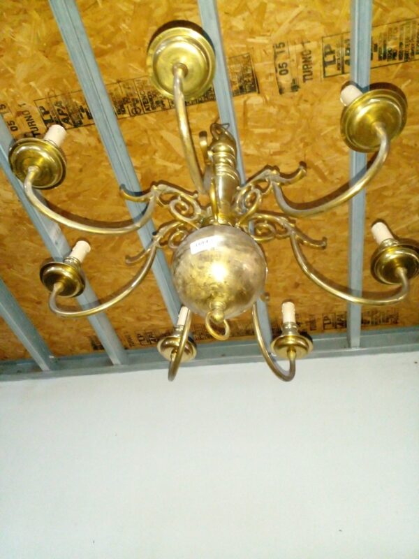 IMPORTANTE ARAÑA ESTILO HOLANDES 7 LUCES. COD: 95607 - Image 6