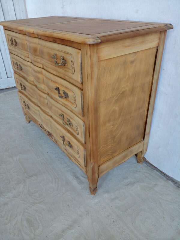 COMODA PROVENZAL ANTIGUA MADERA LAVADA NATURAL 4 CAJONES. COD: 94004 - Image 6