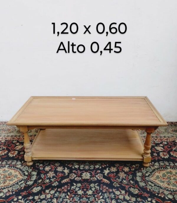 MESA RATONA ESTILO INGLES LAVADA NATURAL MADERA MACIZA. COD: 95102