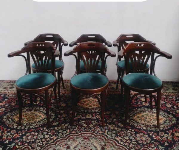 SILLA BAR THONET SILLONCITOS CON REPOSA BRAZO SILLAS THONET. COD: 95505