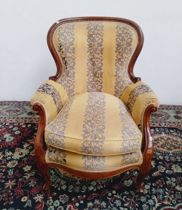 SILLON ESTILO INGLES VICTORIANO PAR DE SILLONES VICTORIANOS. COD: 95508 - Image 3