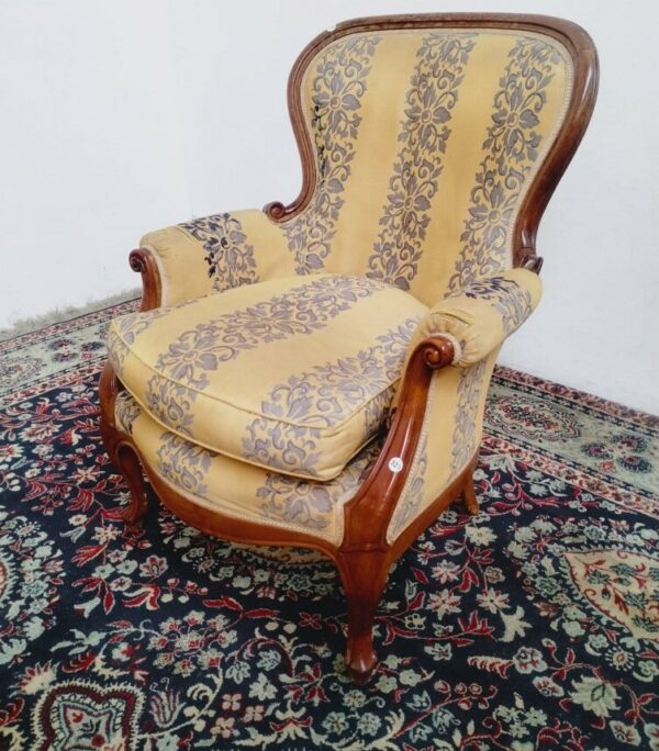 SILLON ESTILO INGLES VICTORIANO PAR DE SILLONES VICTORIANOS. COD: 95508 - Image 7