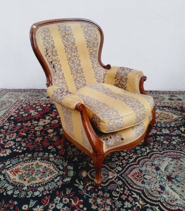 SILLON ESTILO INGLES VICTORIANO PAR DE SILLONES VICTORIANOS. COD: 95508 - Image 8