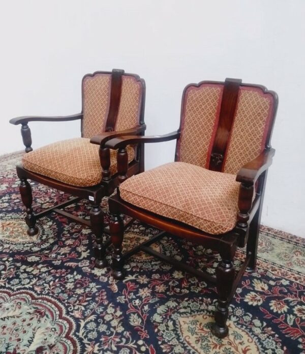 SILLON DE ROBLE SELLADO THOMPSON DE SALA O CABECERA DE MESA ANTIGUO. COD: 95509 - Image 2
