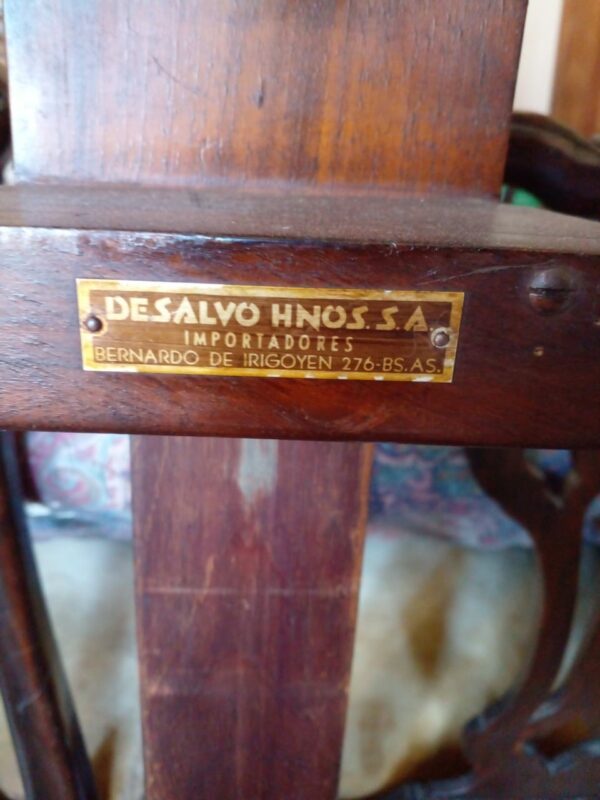 ATRIL DE PINTOR CABALLETE ARTISTICO ANTIGUO CASA DESALVO HNOS. COD: 95906 VENDIDO - Image 6