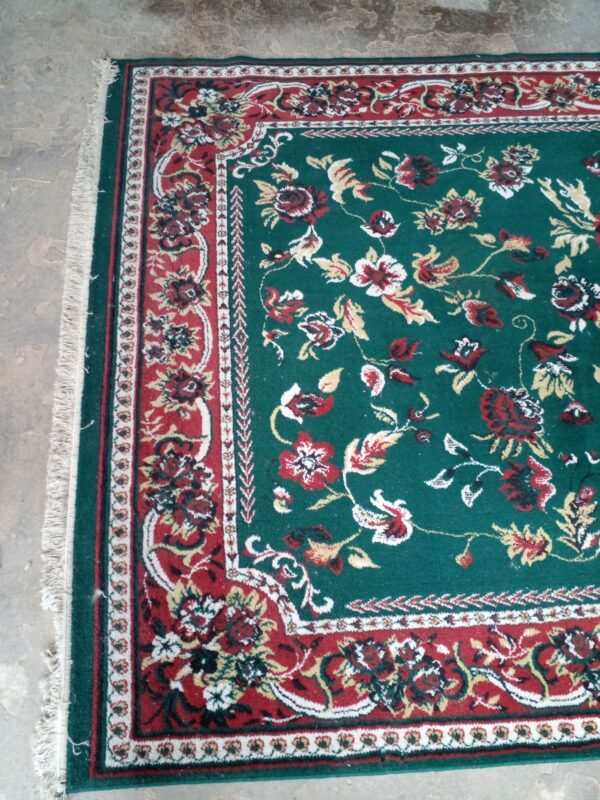 ALFOMBRA ANTIGUA DE LANA Y MEZCLA IMPECABLE 3.05 X 1.97 MTS. COD: 96403 - Image 10
