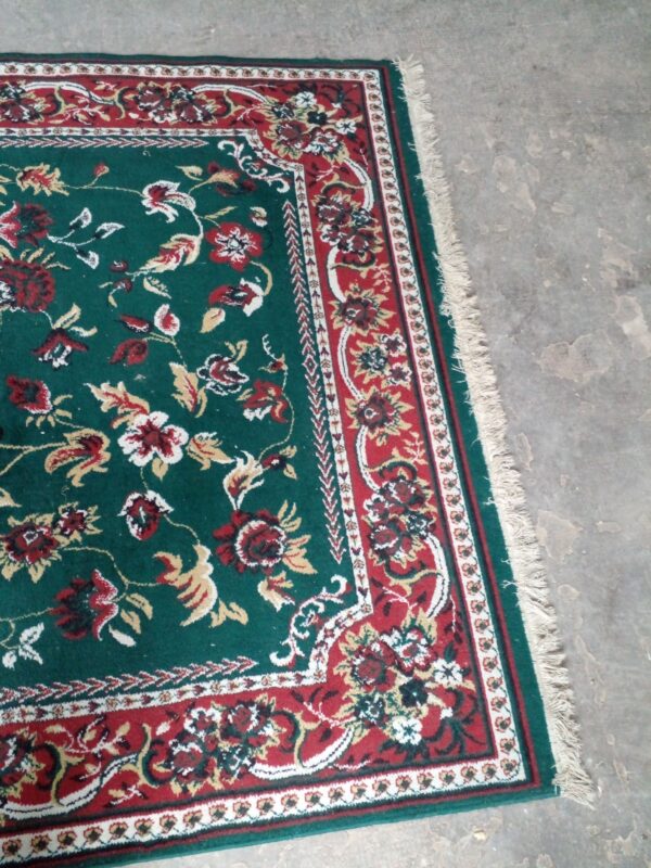 ALFOMBRA ANTIGUA DE LANA Y MEZCLA IMPECABLE 3.05 X 1.97 MTS. COD: 96403 - Image 8