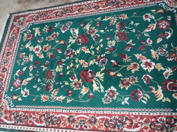 ALFOMBRA ANTIGUA DE LANA Y MEZCLA IMPECABLE 3.05 X 1.97 MTS. COD: 96403 - Image 7