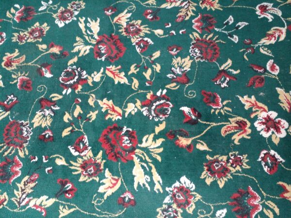 ALFOMBRA ANTIGUA DE LANA Y MEZCLA IMPECABLE 3.05 X 1.97 MTS. COD: 96403 - Image 6