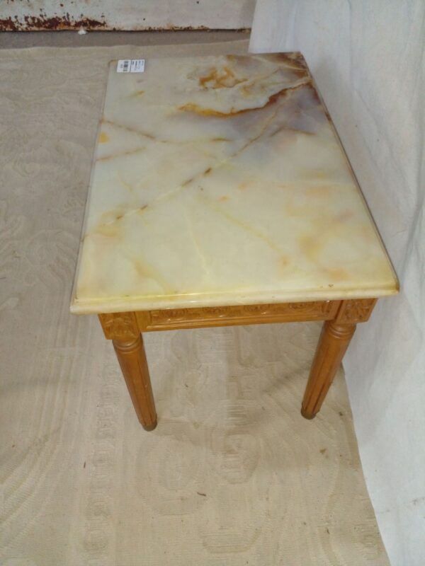 MESA DE SALA ESTILO FRANCES CON MARMOL ONIX MESA RATONA SUPER OFERTA. COD: 96505 - Image 6
