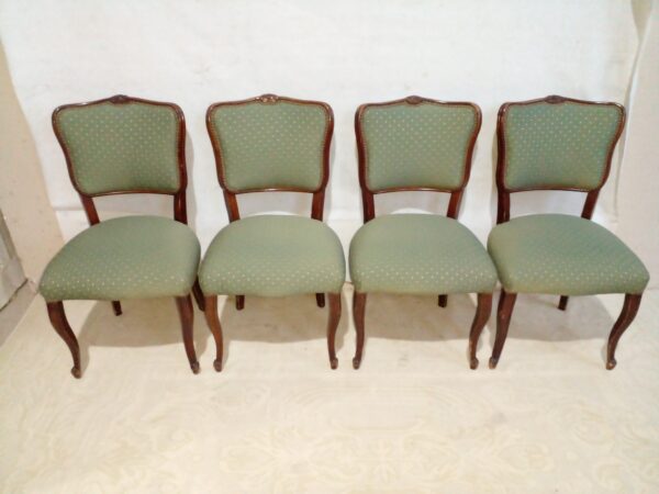 SILLA DE COMEDOR ESTILO FRANCES LUIS XV 4 SILLAS DE COMEDOR FRANCES. COD: 96702