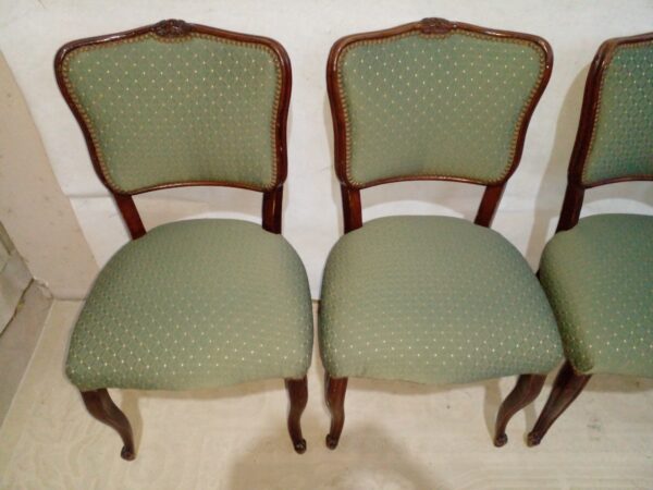 SILLA DE COMEDOR ESTILO FRANCES LUIS XV 4 SILLAS DE COMEDOR FRANCES. COD: 96702 - Image 4