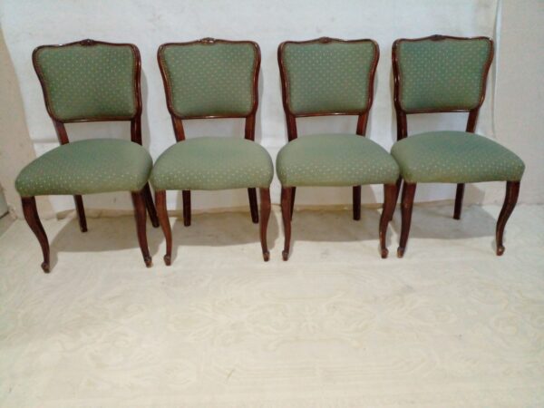 SILLA DE COMEDOR ESTILO FRANCES LUIS XV 4 SILLAS DE COMEDOR FRANCES. COD: 96702 - Image 5