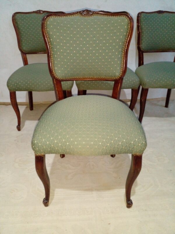 SILLA DE COMEDOR ESTILO FRANCES LUIS XV 4 SILLAS DE COMEDOR FRANCES. COD: 96702 - Image 6