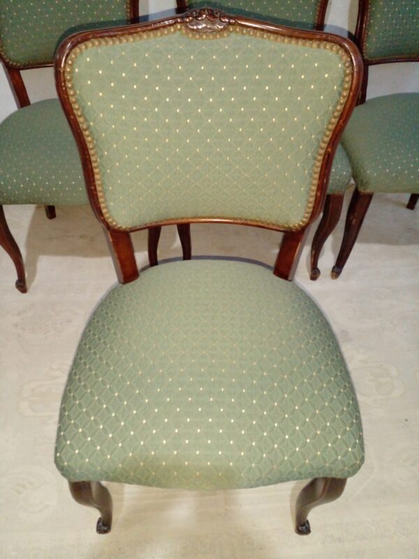 SILLA DE COMEDOR ESTILO FRANCES LUIS XV 4 SILLAS DE COMEDOR FRANCES. COD: 96702 - Image 7
