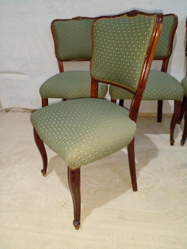 SILLA DE COMEDOR ESTILO FRANCES LUIS XV 4 SILLAS DE COMEDOR FRANCES. COD: 96702 - Image 8
