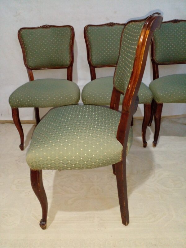 SILLA DE COMEDOR ESTILO FRANCES LUIS XV 4 SILLAS DE COMEDOR FRANCES. COD: 96702 - Image 9