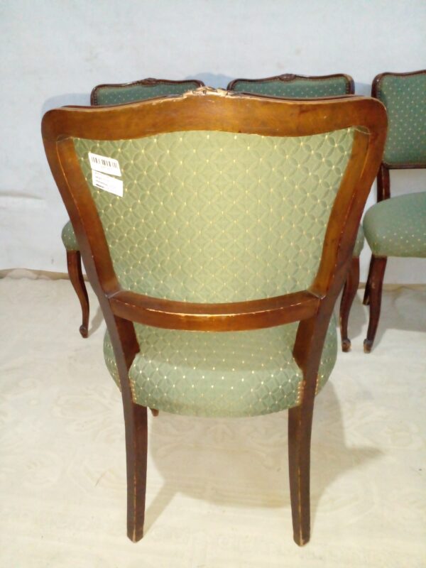 SILLA DE COMEDOR ESTILO FRANCES LUIS XV 4 SILLAS DE COMEDOR FRANCES. COD: 96702 - Image 10