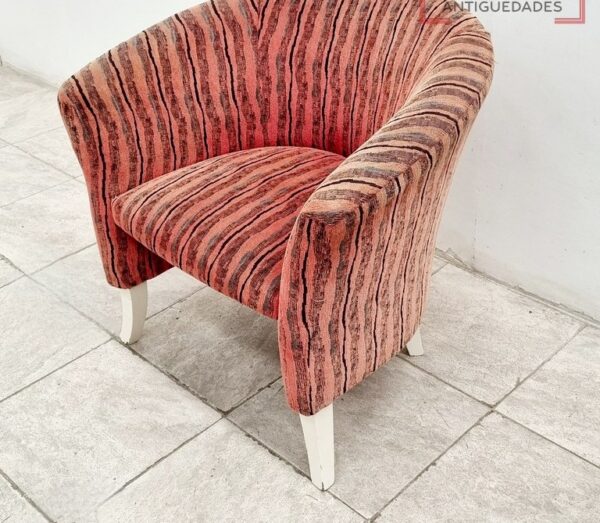 SILLON HERRADURA LINEA MODERNA ESTILO NORDICO TAPIZADO TELA RUSTICA. COD: 96506 - Image 7