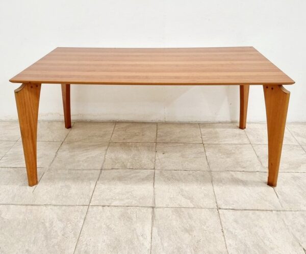 MESA DE DISEÑO DANES NORDICO EN MADERA DE CEREZO BRASILEÑO JATOBA. COD: 96514