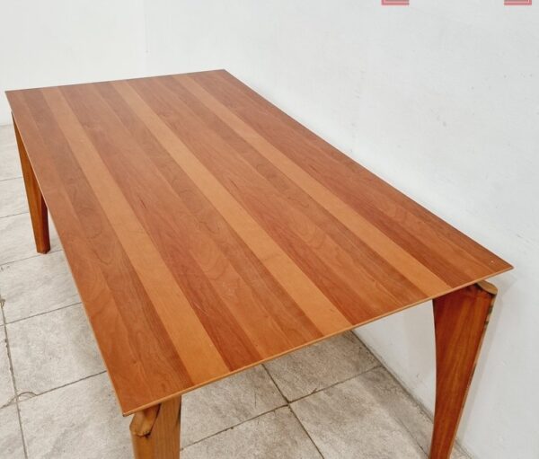 MESA DE DISEÑO DANES NORDICO EN MADERA DE CEREZO BRASILEÑO JATOBA. COD: 96514 - Image 4