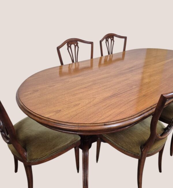 JUEGO DE COMEDOR ESTILO INGLES SHERATON 7 PIEZAS EXCELENTE. COD: 96201 - Image 3