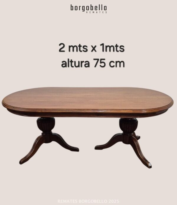 JUEGO DE COMEDOR ESTILO INGLES SHERATON 7 PIEZAS EXCELENTE. COD: 96201 - Image 9