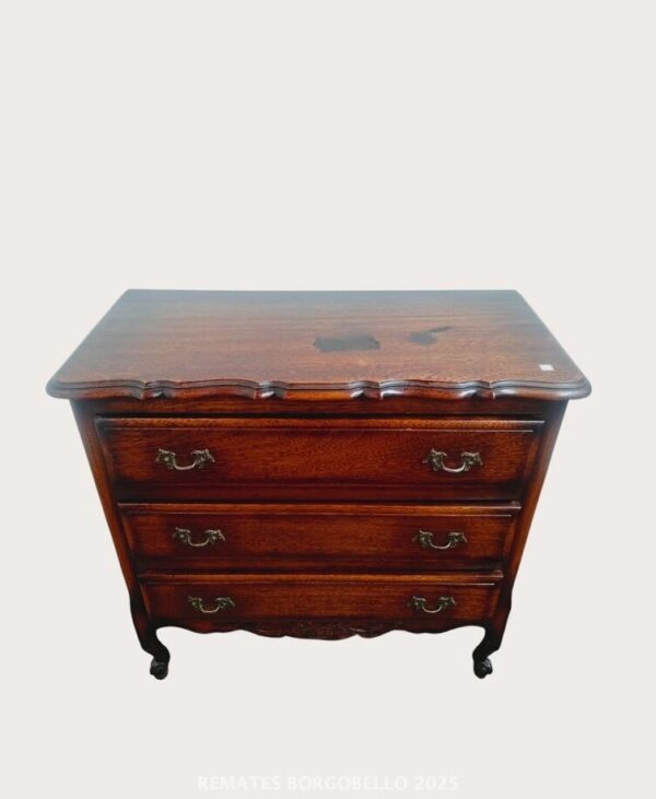 COMODA DE ROBLE ESTILO FRANCES PROVENZAL 3 CAJONES. COD: 96401 - Image 4
