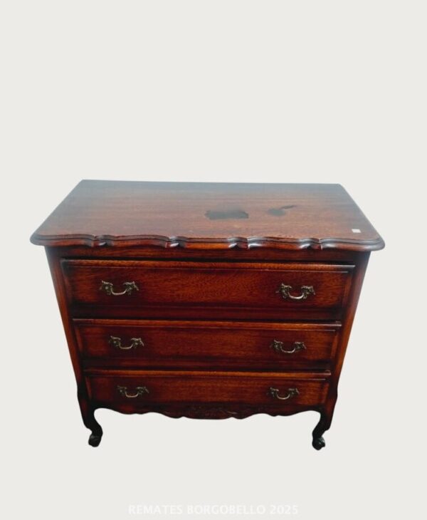 COMODA DE ROBLE ESTILO FRANCES PROVENZAL 3 CAJONES. COD: 96401 - Image 7