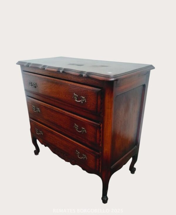 COMODA DE ROBLE ESTILO FRANCES PROVENZAL 3 CAJONES. COD: 96401 - Image 9