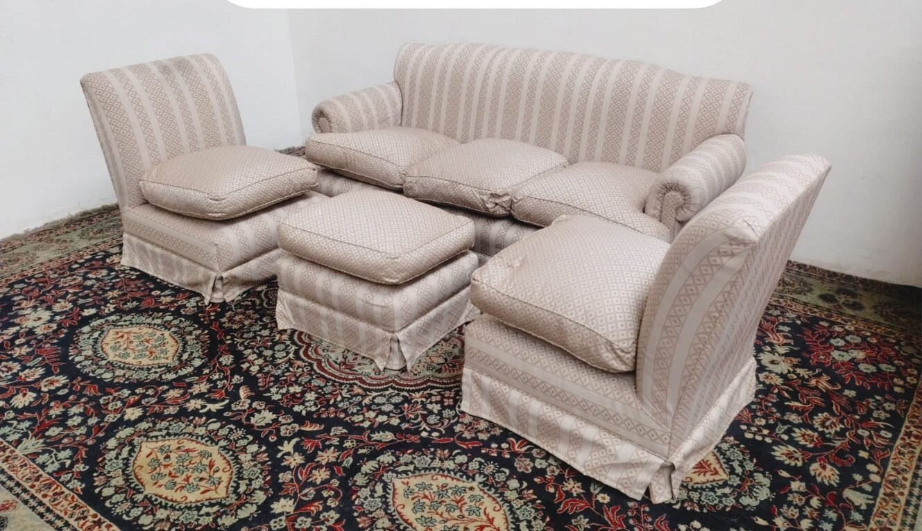 JUEGO DE SILLONES DE ESTILO INGLES MODERNO 4 PIEZAS. COD: 96602 - Image 6