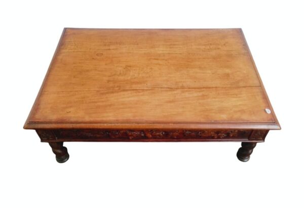 MESA RATONA ANTIGUA EN NOGAL ITALIANO ESTILO SALOMONICO TALLADA. COD: 96604 - Image 10