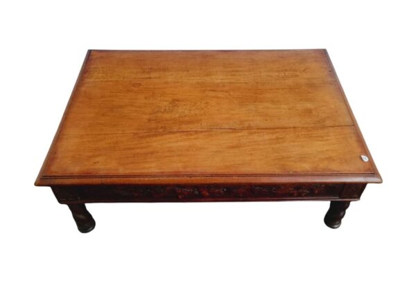 MESA RATONA ANTIGUA EN NOGAL ITALIANO ESTILO SALOMONICO TALLADA. COD: 96604 - Image 11