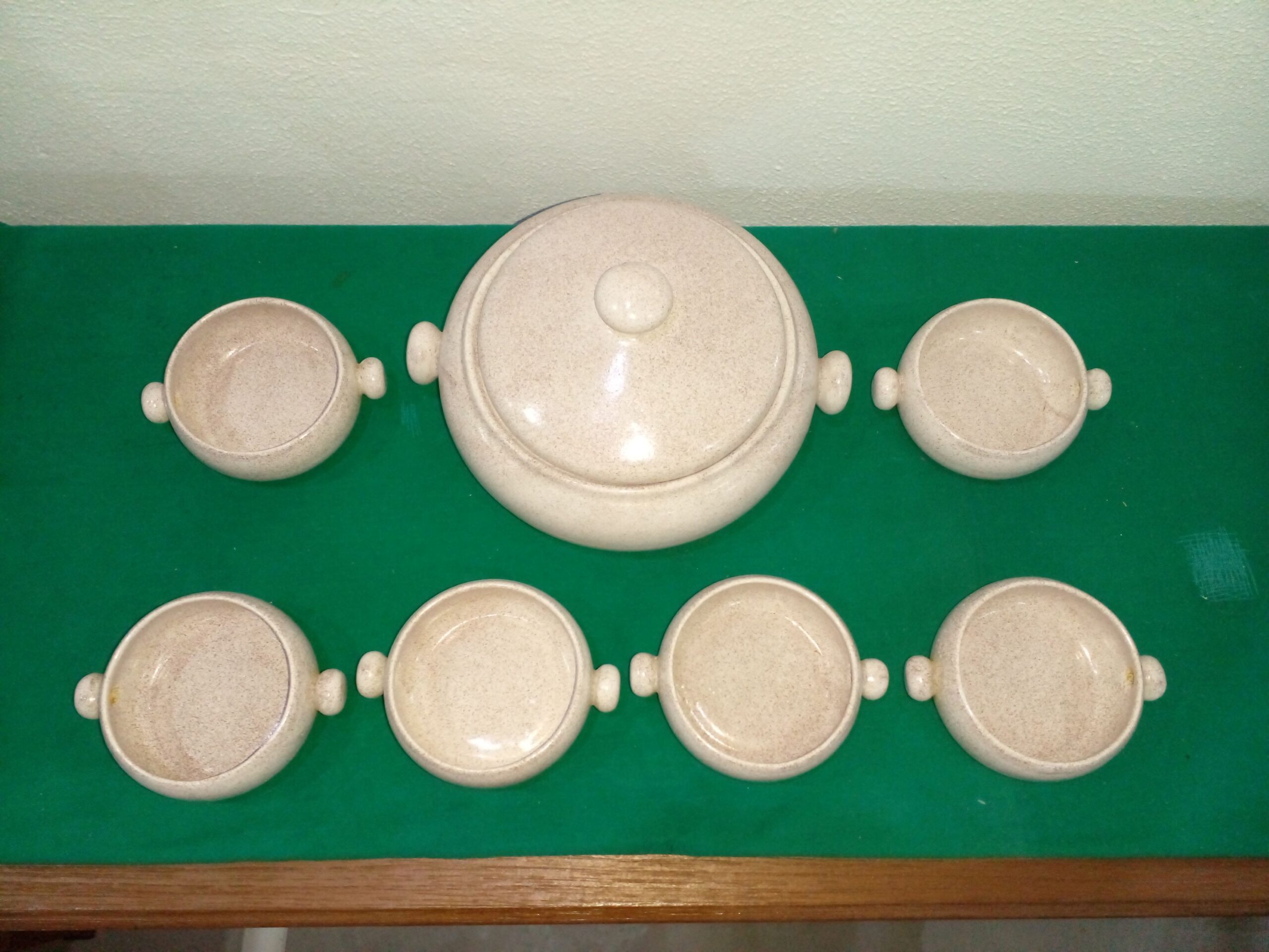 JUEGO DE SOPERA CON 6 CONSOMERAS, GUISERA CON CAZUELAS CERAMICA. COD: 96103 - Image 3