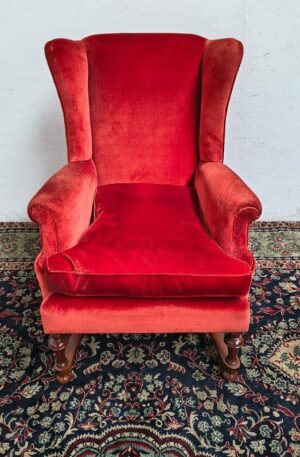 SILLON DE UN CUERPO MODELO BERGER ESTILO COLONIAL INGLES. COD: 98204