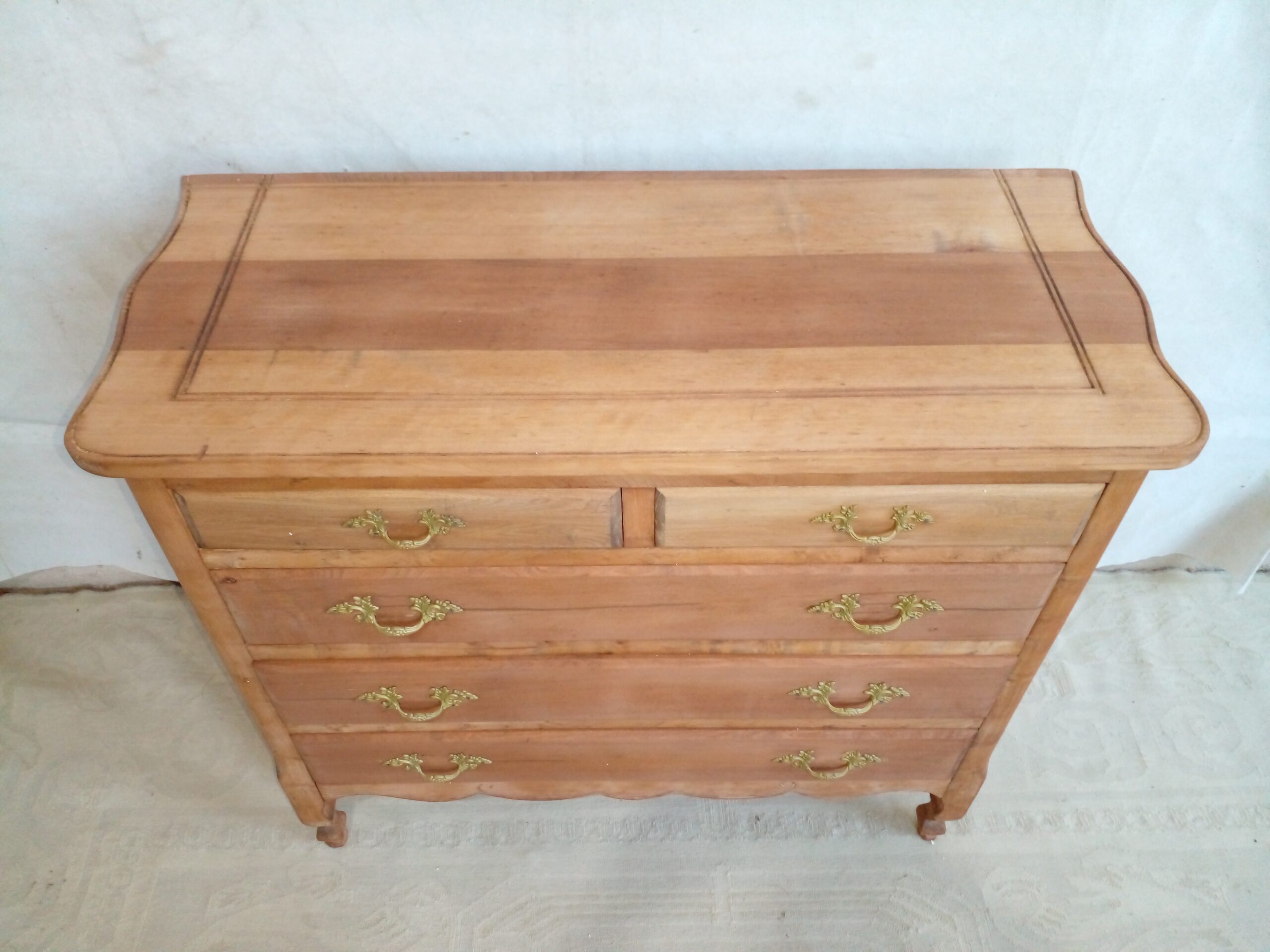 COMODA ANTIGUA MADERA LAVADA ESTILO FRANCES PROVENZAL. COD: 97607 - Image 3