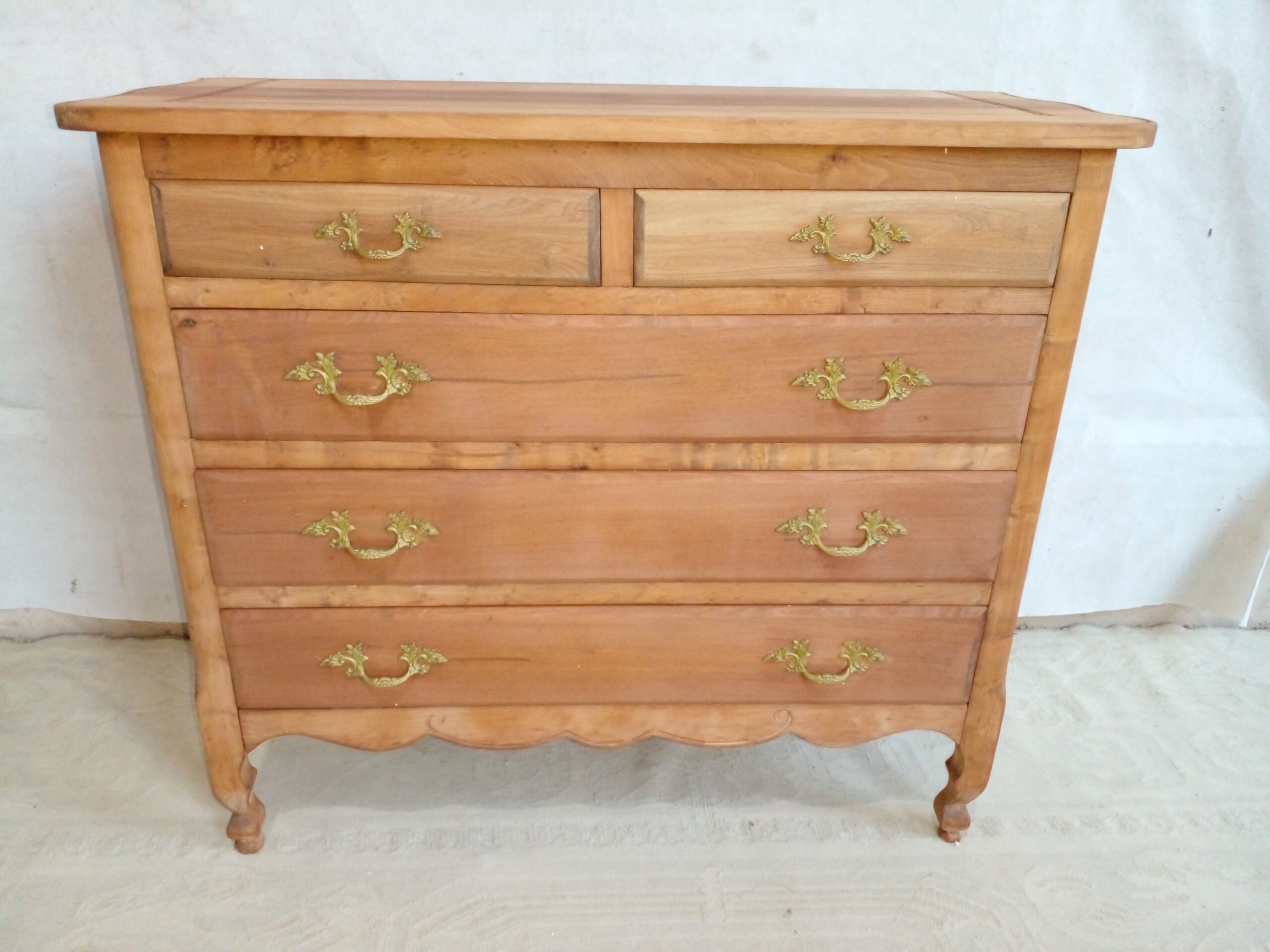 COMODA ANTIGUA MADERA LAVADA ESTILO FRANCES PROVENZAL. COD: 97607 - Image 4