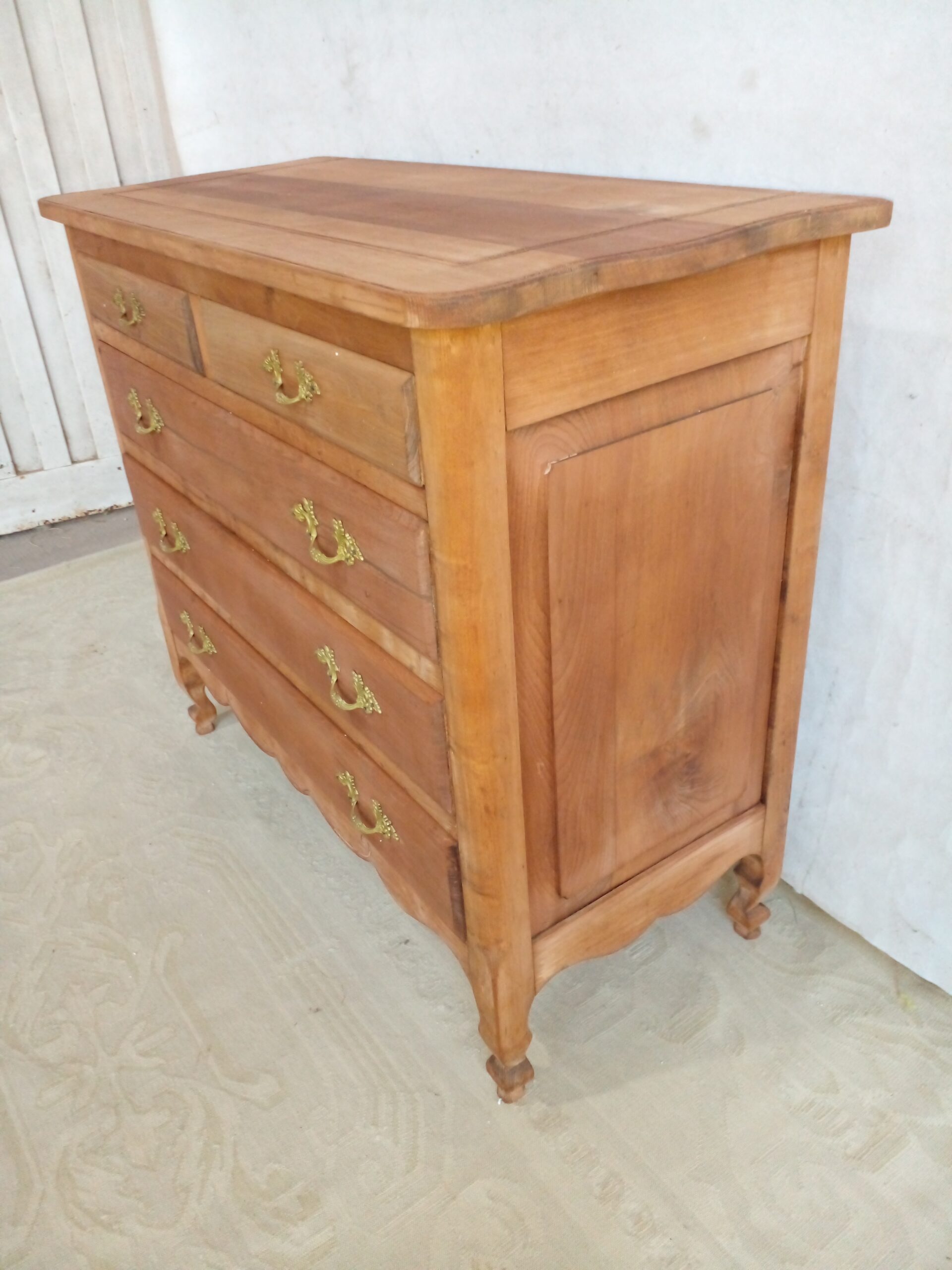 COMODA ANTIGUA MADERA LAVADA ESTILO FRANCES PROVENZAL. COD: 97607 - Image 5