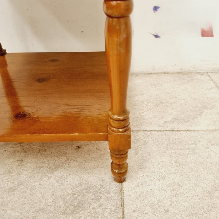 MESA DE SALA ESTILO INGLES MESA COSTADO DE SOFÁ ( SOFA TABLE) COD: 97606 - Image 6